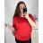 Tunika mit Anhänger Kurzarm Damen Übergröße (3XL/4XL ONE SIZE) ITALIAN FASHION IMC23020 -   schwarz -   2XL/3XL