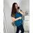 Kurzarm-Tunika für Damen in Übergröße (2XL/3XL/4XL Einheitsgröße) ITALIAN FASHION IMC23080/DU