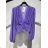 Croptop elegantní dlouhý rukáv dámský (S/M ONE SIZE) ITALSKÁ MÓDA IMPLS2431834