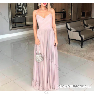 Langes, elegantes, trägerloses Damenkleid (Einheitsgröße S/M) ITALIAN FASHION IMPMD23333