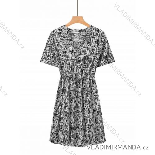 Šaty letné krátky rukáv dámske (S-XL) GLO-STORY GLO24WYQ-4453-1