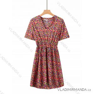 Šaty letní krátký rukáv dámské (S-XL) GLO-STORY GLO24WYQ-4453-4