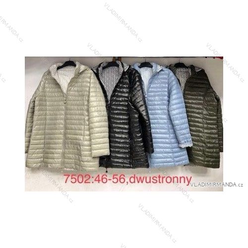 Zip Hooded Jacket Long Sleeve Women's Plus Size (3XL-8XL) POLISH FASHION PMWT21T21-69