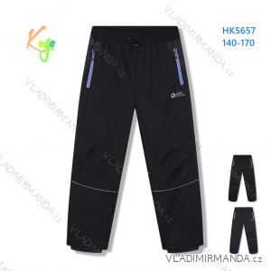 Kalhoty softshellové slabé dorost dívčí a chlapecké (140-170) KUGO HK5657