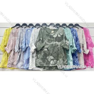 Damen T-Shirt Kurzarm (S / M / L ONE SIZE) ITALIAN FASHION IMWC222158