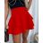 Sukně s kraťasy krátká dámská (S/M ONE SIZE) ITALSKÁ MÓDA IMWCP24001/DUR -   béžová smetanová -   S/M