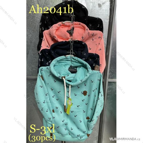Mikina na zip s kapucí dámská (S-3XL) VINTE VIN24AH2041B