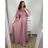 prom dress elegant social short sleeve women's plus size (2XL/3XL ONE SIZE) ITALIAN FASHION IMM2361107pl/DU