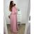 prom dress elegant social short sleeve women's plus size (2XL/3XL ONE SIZE) ITALIAN FASHION IMM2361107pl/DU