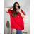 Tunika s príveskom krátky rukáv dámska nadrozmer (6XL/7XL ONE SIZE) TALIANSKA MÓDA IMBM24017