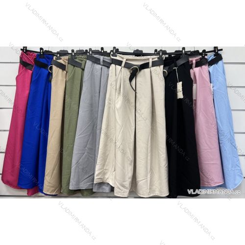 Sukně dlouhá s páskem dámská (S/M/L ONE SIZE) ITALSKÁ MÓDA IMWCP24060