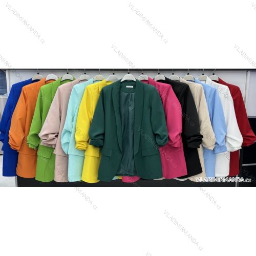 Sako dlouhý rukáv dámské nadrozměr (XL-5XL) ITALSKÁ MÓDA IMWDT24052