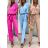 Women's Long Elegant Long Sleeve Jumpsuit (S/M ONE SIZE) ITALIAN FASHION IMWA23289