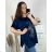 Tunika krátký rukáv dámské nadrozměrné (4XL/5XL/6/XL ONE SIZE) TURECKÁ MODA TM923TUNIKA