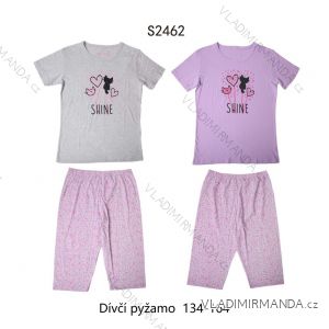 Pyžamo krátké krátký rukáv dorost dívčí (134-164) WOLF S2462