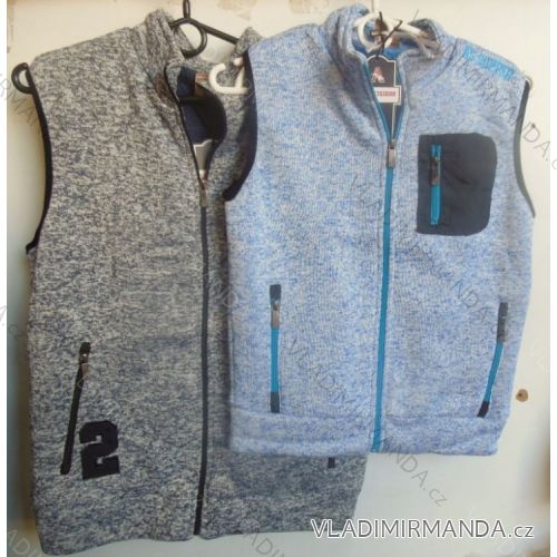 Vesta zateplená beránskem dorost chlapecká (134-164) ACTIVE SPORT YZB-A6A01/1