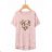 Damen-Kurzarm-T-Shirt (S/M EINHEITSGRÖSSE) GLO-STORY GLO24WPO-3624