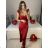 Šaty dlhé letné elegantné na ramienka dámske (S/M ONE SIZE) TALIANSKA MÓDA IMPBB23B23897