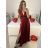 Women's Sleeveless Long Party Dress (S/M ONE SIZE) ITALIAN FASHION IM9235192 - Colour   black - Size   S/M