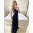 Šaty letní na ramínka dámské (S/M ONE SIZE) ITALSKÁ MÓDA IMPBB22B21841 white S / M