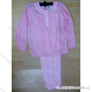 Pyžamo dlouhé nadrozměrné dámské (4-8xl) YN. LOT 498