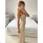 Women's Strapless Long Party Dress (S/M ONE SIZE) ITALIAN FASHION IMPSH2360055 dark green S / M