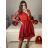 Šaty společenské  dlouhý rukáv dámské (S/M ONE SIZE) ITALSKá MODA IM323LUSY/DU S/M bílá
