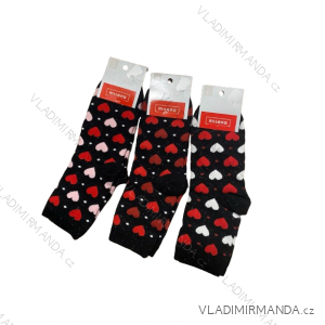 Damen-Valentinstag-Frohe dünne Socken (37-41) POLISH FASHION DPP21HEART/DR