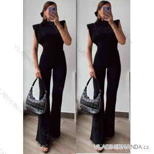 Women's Long Elegant Long Sleeve Jumpsuit (S/M ONE SIZE) ITALIAN FASHION IMWA23289