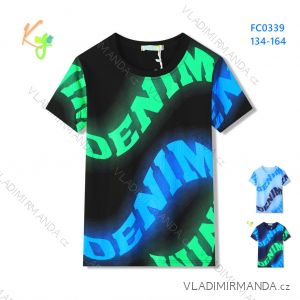 T-Shirt Kurzarm Kinder Mädchen (116-146) KUGO B2855