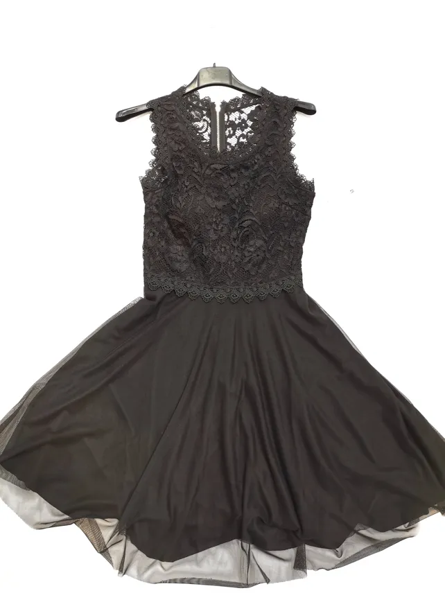 Šaty letní na ramínka dámské (S/M ONE SIZE) ITALSKÁ MÓDA IMPBB22B21841 black S / M
