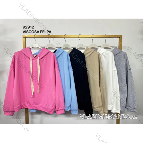 Women's Long Sleeve Sweatshirt (S/M ONE SIZE) ITALIAN FASHION IMPDY23LS20359