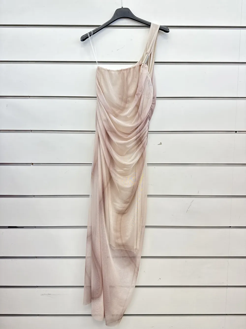 Šaty dlouhé elegantní bez rukávu dámské (S/M ONE SIZE) ITALSKÁ MÓDA IMPSH2410927 béžová S / M