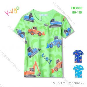 Tričko krátky rukáv dojčenské detské chlapčenské (80-110) KUGO FB3805