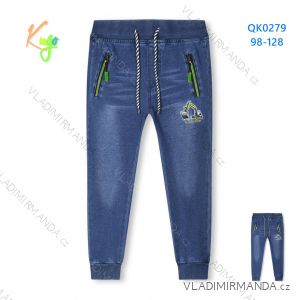 Kalhoty riflové dětské chlapecké  (98-128) KUGO QK0279