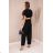 Women's Long Elegant Long Sleeve Jumpsuit (S/M ONE SIZE) ITALIAN FASHION IMWA23289