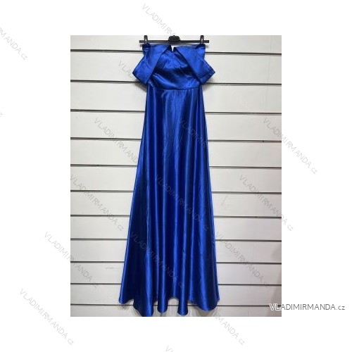 Šaty elegantní společenské bez rukávu dámské (L/XL/2XL ONE SIZE) ITALSKÁ MÓDA IMPSH2250039 blue L-2XL