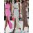 Women's Long Sleeve Knitted Sweater (S/M ONE SIZE) ITALIAN FASHION IMWAE23047