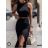 Women's Long Sleeve Knitted Sweater (S/M ONE SIZE) ITALIAN FASHION IMWAE23047