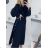 Women's Long Sleeve Hoodie Dress (S / M ONE SIZE) ITALIAN FASHION IMWA216095