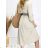 Women's Long Sleeve Hoodie Dress (S / M ONE SIZE) ITALIAN FASHION IMWA216095