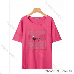 Tričko krátký rukáv dámské nadrozměr (2XL-5XL) GLO-STORY GLO24WPO-4560