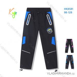 Softshell pants insulated with fleece children's girls and boys(104-134) KUGO HK1803-2
