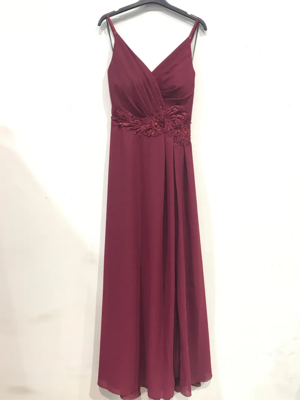 Women's Strapless Short Party Dress (S/M ONE SIZE) ITALIAN FASHION IMPSH23C662 dark red S / M