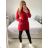 Women's winter coat (S-2XL) POLISH FASHION PMWC23R8165 red XXL