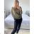 Women's Elegant Long Sleeve Dress (S/M ONE SIZE) ITALIAN FASHION IMM23M6062