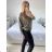 Women's Elegant Long Sleeve Dress (S/M ONE SIZE) ITALIAN FASHION IMM23M6062