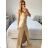 Women's Strappy Long Party Dress (S/M ONE SIZE) ITALIAN FASHION IMPSH246455/DU -   růžová fuchsiová -   S/M/L