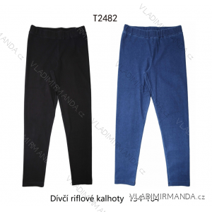 Kalhoty riflové dlouhé dívčí (134-164) WOLF T2482