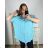 Women's Plus Size Long Sleeve Shirt (3XL/4XL ONE SIZE) ITALIAN FASHION IMWQ233259